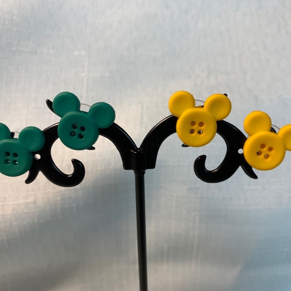 NWT 1 Pair Handmade Disney Mickey Mouse Earrings Your pick color - Picture 5 of 5